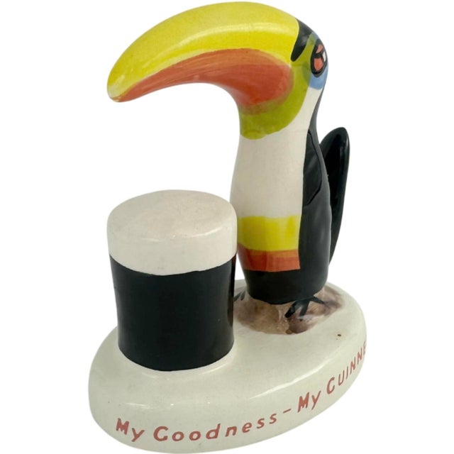Ceramic Vintage My Goodness My Guinness Carlton Ware Toucan Figure For Sale - Image 7 of 11