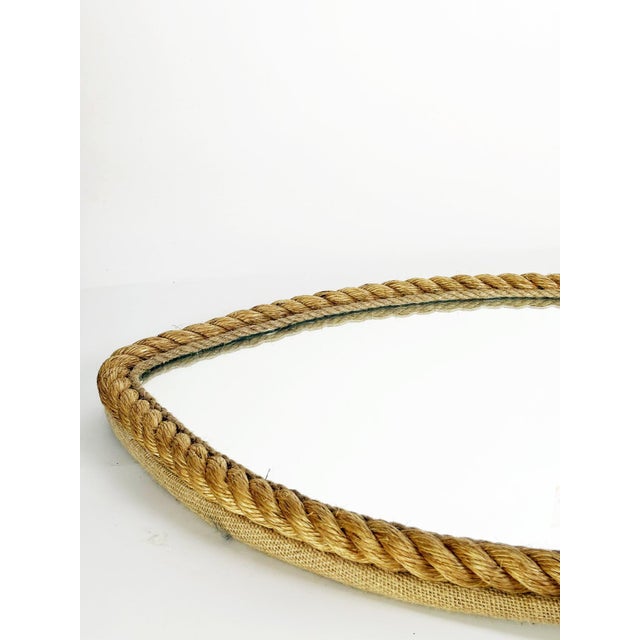 Large Fish-Shaped Rope Mirror, France, 1960s For Sale - Image 11 of 14