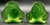 Metal Antique Victorian Glass Epergne Trumpet Horn Vase Green Opaline Metal Base Pair For Sale - Image 7 of 17