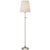 Modern Thomas O'Brien by Visual Comfort Signature Bryant 27" Adjustable Cordless Table Lamp in Polished Nickel with Linen Shade For Sale - Image 3 of 3