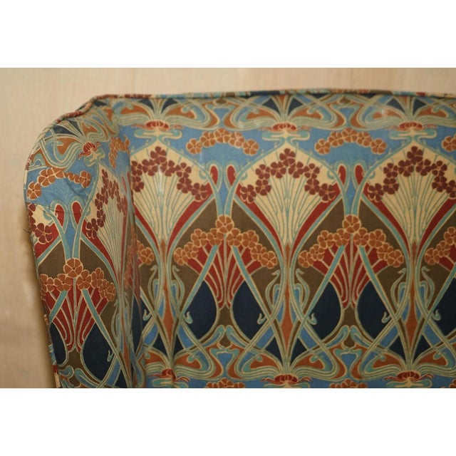 1930s Vintage English Oak Armchair from Liberty's London, 1930s For Sale - Image 5 of 18