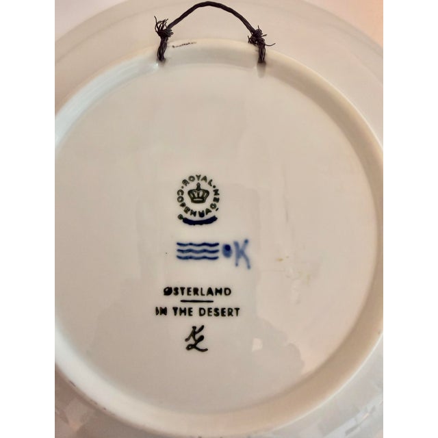 1960s Pair of Vintage Royal Copenhagen Annual Christmas Plates, 1969 & 1972 Danish Blue & White Porcelain Wall Plates For Sale - Image 5 of 11