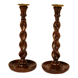 Pair of 19th Century English Candlesticks