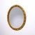 Large Oval Mirror in Gilded and Carved Wood, Late 1900s For Sale - Image 13 of 13