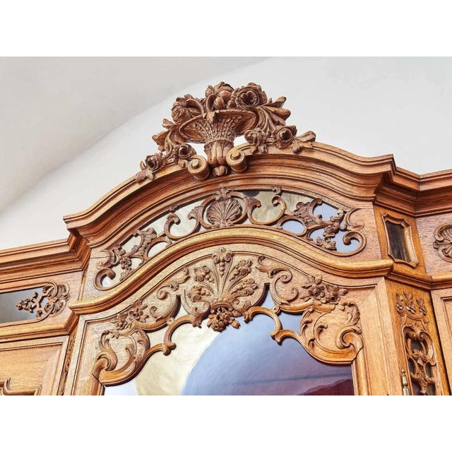 Antique Bookcase in Oak For Sale - Image 13 of 14
