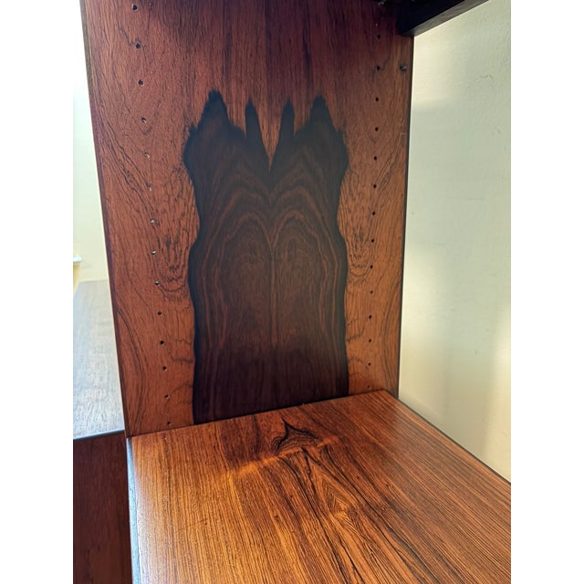 Danish Rosewood Mid Century Shelving Unit, Adjustable For Sale In Houston - Image 6 of 14
