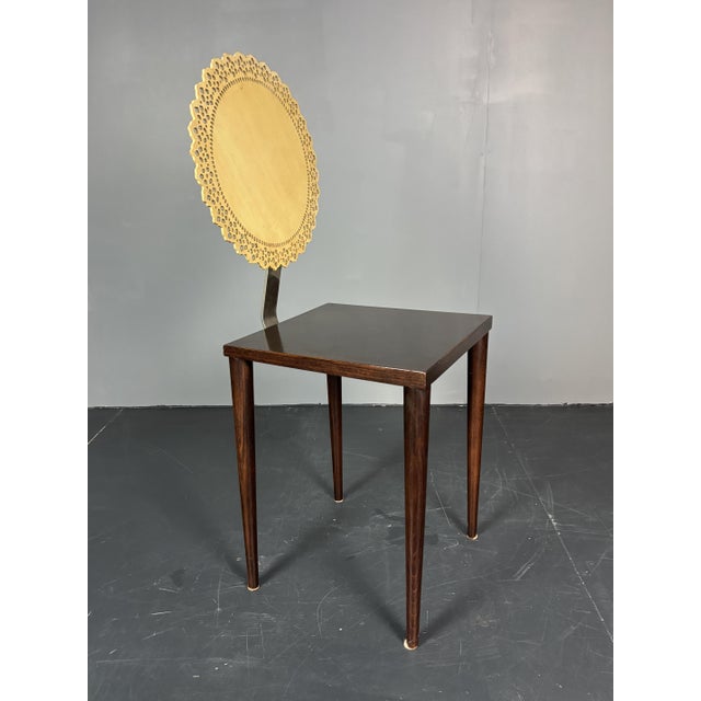 Italian Sculptural Tatlim Side Chair by Marco Mencacci for Sawaya & Moroni, 1990s For Sale - Image 11 of 18