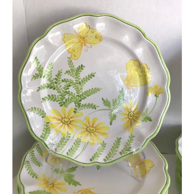 Vintage Italian Ceramic Floral Dinnerware Set Chairish
