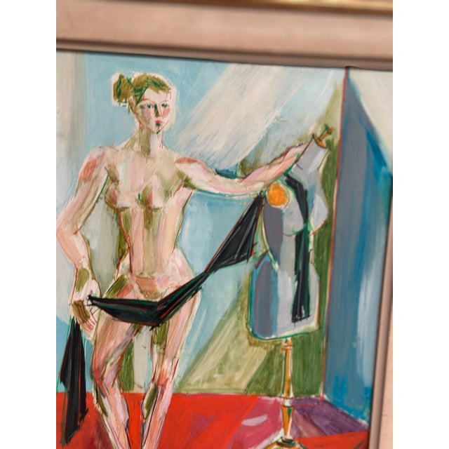 Michel Patrix, Mannequin, 1950s, Oil on Canvas, Framed For Sale - Image 6 of 18