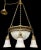 Neoclassical Antique Five Light Chandelier For Sale - Image 3 of 7