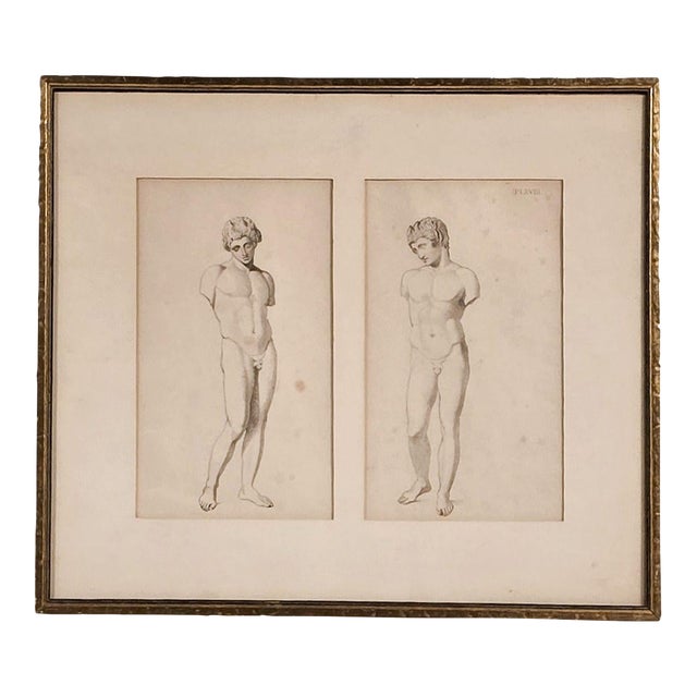 Pair of Italian Neoclassical Engravings, 18th Century For Sale