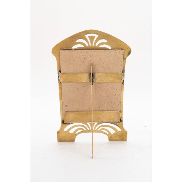 Metal Art Deco Picture Frame, Vienna, 1920s For Sale - Image 7 of 13