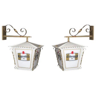 French Wall Lanterns - a Pair For Sale