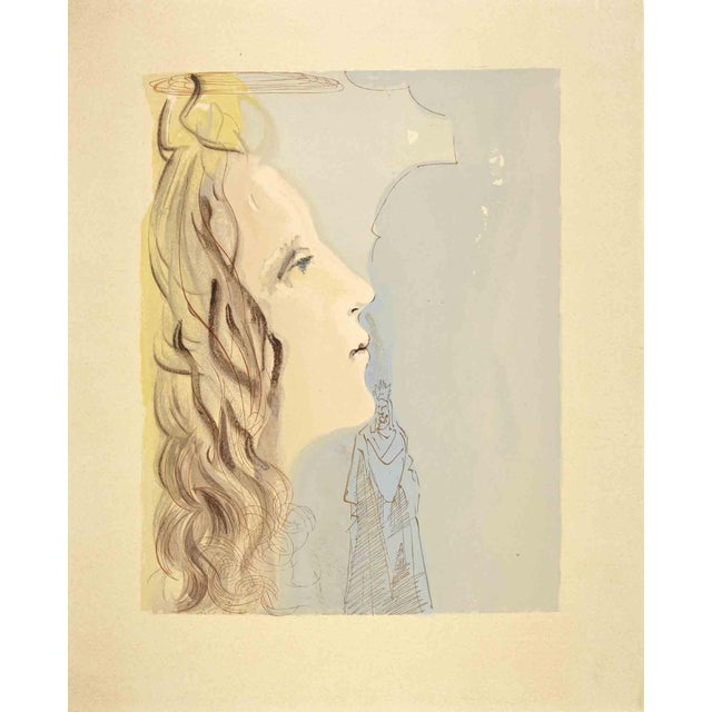 Modern Salvador Dali, Ascent to Venus, Woodcut, 1963 For Sale - Image 3 of 3