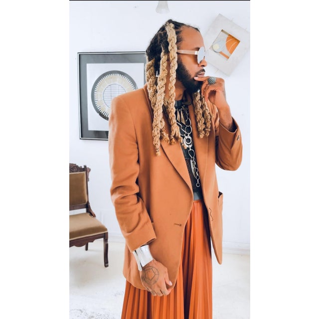 Black 1970s Seena Donneson , Black, Gold & Silver Mixed-Media Art. For Sale - Image 8 of 13