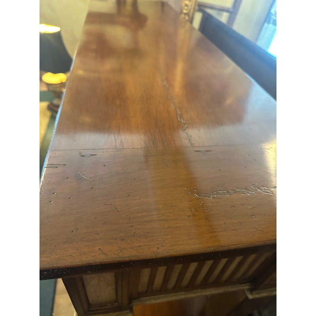 Vintage De Bournais French Console Table For Sale - Image 4 of 12