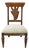 Thomasville Furniture Solid Cherry Contemporary Traditional Style Wheat Back Dining Side Chair 19242 For Sale