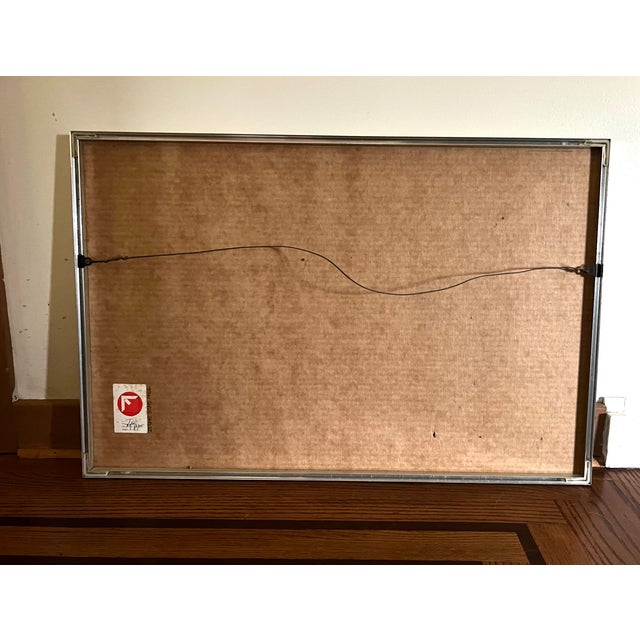 Vintage 1970s Ben Shahn “Spring” Art Print in Silver Frame For Sale - Image 13 of 16