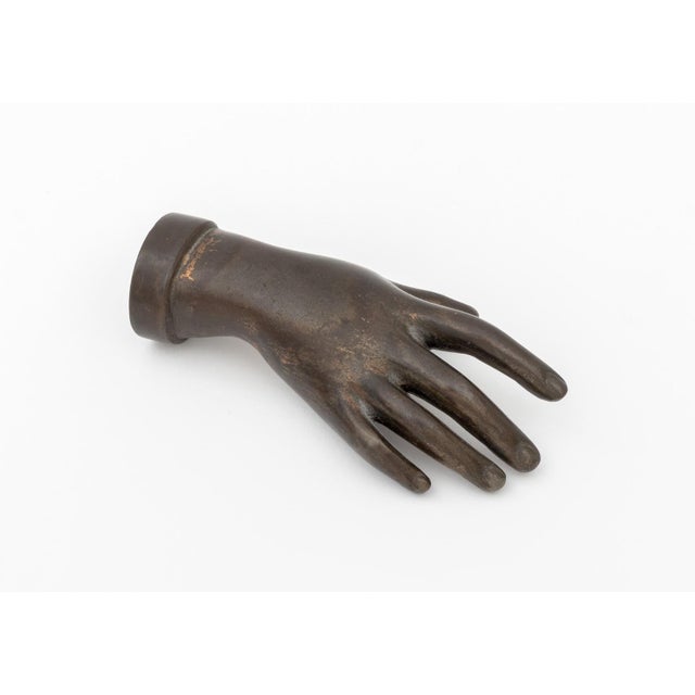 Victorian Patinated Bronze Hand Model For Sale - Image 4 of 7