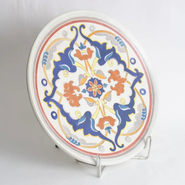 Mid-Century Decorative Plate from Giraud Vallauris, 1950s, in Very Good conditions. Designed 1950 to 1959 This piece has...