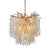 Aloadecor 11-Light 22'' Modern Branch Chandelier With Glass Leaves in Painted Brass for Dining Room and Entryway For Sale - Image 12 of 12