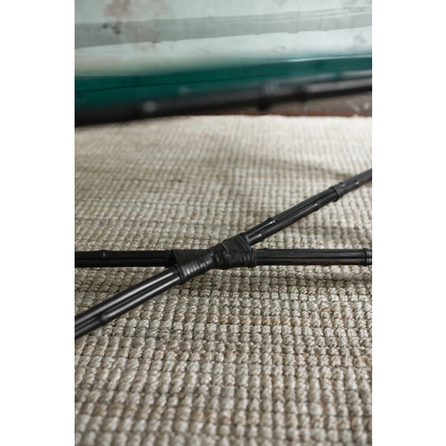 Bamboo Coffee Table by Elinor & John McGuire for McGuire, San Francisco, 1970s For Sale - Image 6 of 7