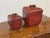 Asian Glazed Ceramic Lidded Canisters, Set of Two For Sale - Image 3 of 12