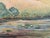 Mid 20th Century Large Idyllic Country Scene Original Oil Painting, Framed For Sale - Image 4 of 9