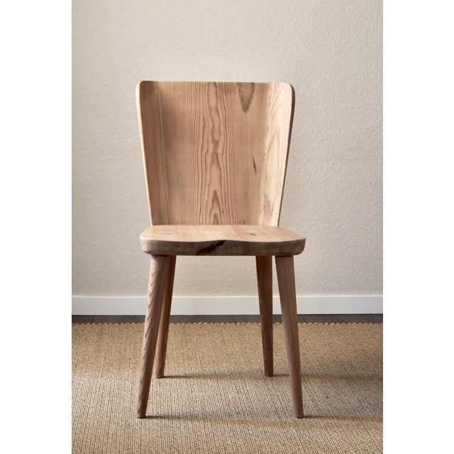 Swedish Pine Modell 510 Dining Chairs by Göran Malmvall for Svensk Fur, Sweden, 1950s, Set of 7 For Sale - Image 10 of 18