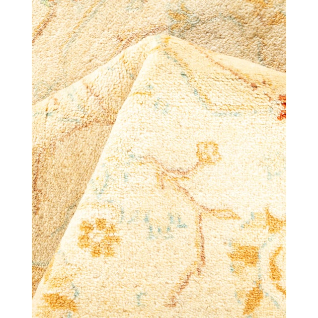 Textile Mogul, One-of-a-Kind Hand-Knotted Area Rug - Ivory, 4' 3" x 6' 3" For Sale - Image 7 of 8