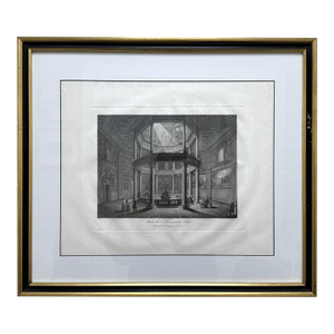 1843 George Belton Moore Engraving of San Giovanni in Fonte