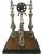 Antique French Mechanical Wine Pourer Silverplate Barware Wine Taster For Sale In Washington DC - Image 6 of 12