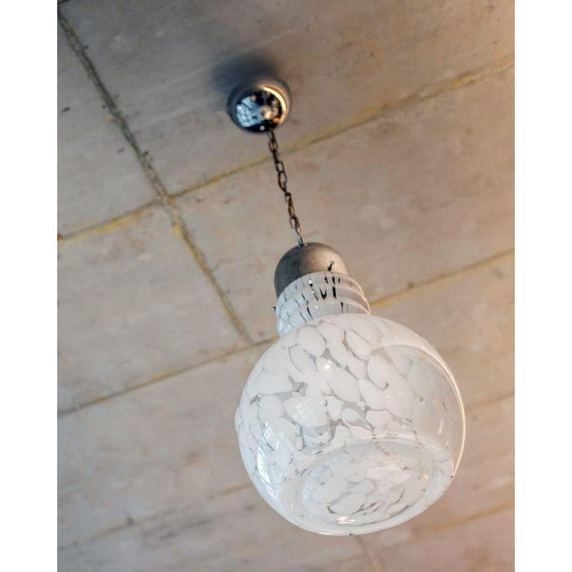 1970s Vintage Murano Glass Pendant Light, 1970s For Sale - Image 5 of 6