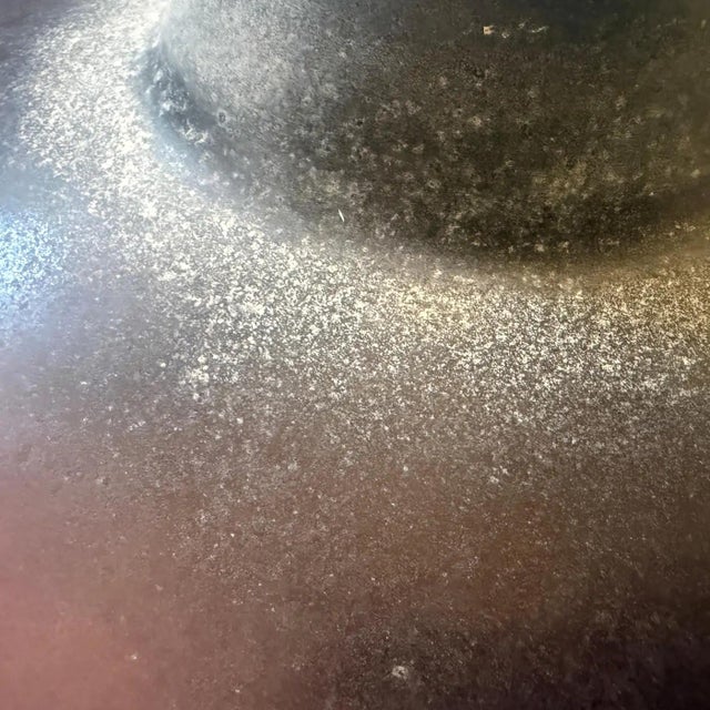 Mid-Century Modern 1980s Modern Purple Scavo Murano Glass Centerpiece Attributed to Cenedese For Sale - Image 3 of 14