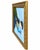 Vintage Painting of Woman With Peacock in Ornate Gold Frame – Contemporary Figurative Art For Sale - Image 4 of 6