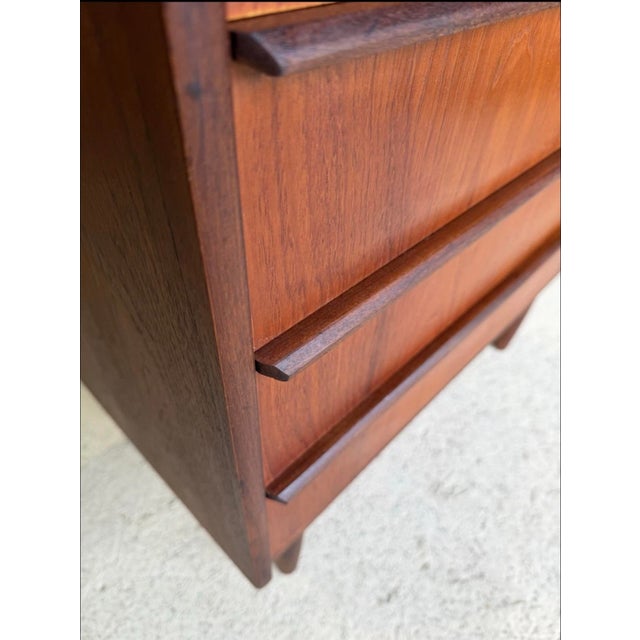 Mid-Century Danish Chest of Drawers in Teak For Sale - Image 10 of 18
