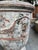 A Single French Terracotta Anduze Planter With Antiqued Gray White Finish For Sale - Image 14 of 15