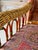 Brown Vintage French Wicker & Rattan Armchair With Paisley Cushion For Sale - Image 8 of 12