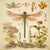 'Dragonfly and Flowers' # 3 - Original Fine Art Print. From a series of prints, see my other listings. Dimensions: Print...