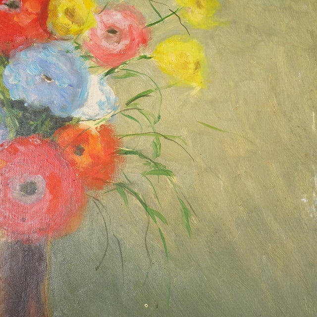 Signed still life oil by Thomas Sgovio (1916 - 1999). Ornate gilded frame. Very nice vintage condition showing some signs...