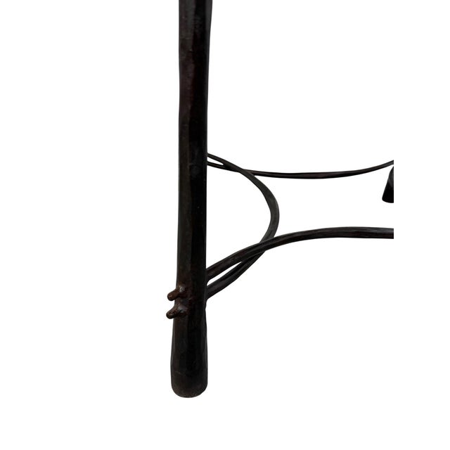 Vintage Giacometti Style Square Side Tables - Set of 2 For Sale - Image 11 of 11