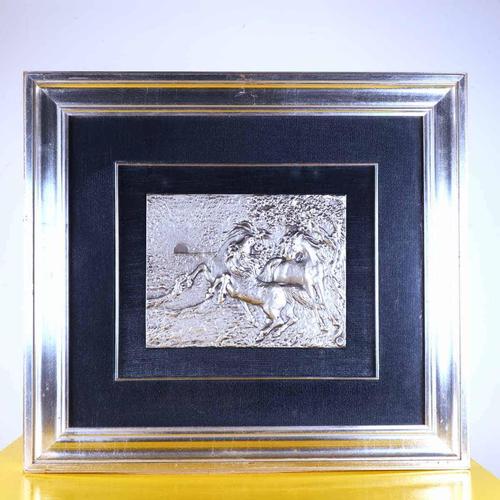 Refined Silver Bas-Relief by Aligi Sassu For Sale - Image 13 of 13