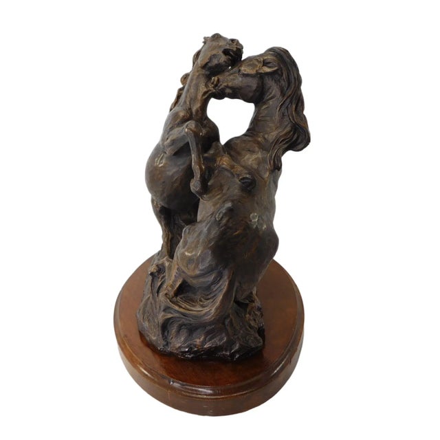 Sculpture Materials 1990s "An Attitude Adjustment" Terrance Patterson Horses Sculpture For Sale - Image 7 of 12