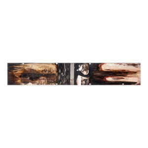 Abstraction Mixed Media Oil on Steel Panel