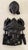 Black Asian Wall Sculptures, a Pair For Sale - Image 8 of 8
