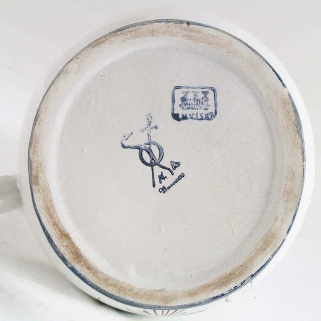 Antique Art Nouveau Ceramic Bassano Jug, 1900s For Sale - Image 6 of 7