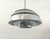 Rare Mid Century Dome pendant lamp with slats in chrome -colored surface. The lamp is often attributed to Hans-Agne...