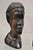 Vintage African Carved Ebony Wood Male and Female Bust Statue Sculptures- Set of 2 For Sale - Image 4 of 10