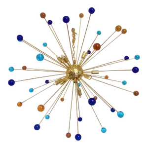 Contemporary Multicolour “Star” Murano Glass Sputnik Chandelier