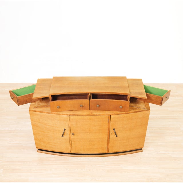 1930s Art Deco English Buffet Credenza For Sale - Image 14 of 14